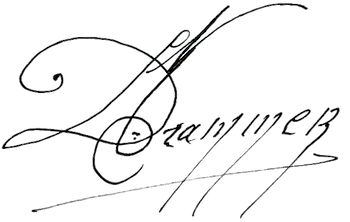 Signature de Daniel Trammer